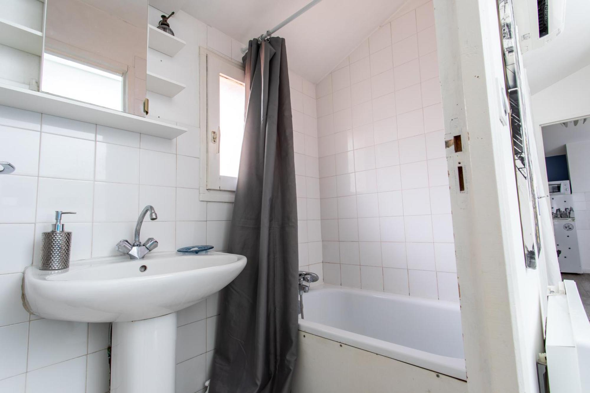 T2 Toulouse 40M2, Lit Queen Size, Climatisation, Quartier Sympa, Terrasse Dış mekan fotoğraf